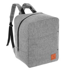 Rankinio bagažo kuprinė Granori, 40x30x20 cm, pilka kaina ir informacija | Kuprinės ir krepšiai | pigu.lt