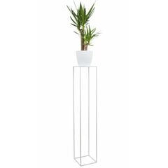 Белая современная стоячая клумба 130 см цена и информация | Подставки для цветов, держатели для вазонов | pigu.lt
