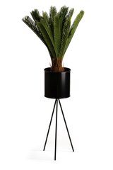 Modernus gėlių stovas Tripod Loft, juodas, 65cm kaina ir informacija | Gėlių stovai, vazonų laikikliai | pigu.lt