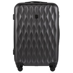 Темно-серый средний чемодан WHITE EAGLE цена и информация | Чемоданы, дорожные сумки  | pigu.lt