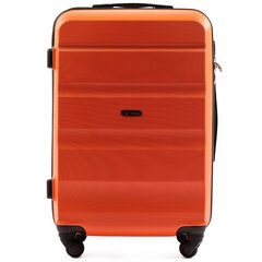 Vidutinis lagaminas Wings Lovebird, M, oranžinis kaina ir informacija | Lagaminai, kelioniniai krepšiai | pigu.lt