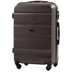 Темно-серый дорожный чемодан LOVEBIRD среднего размера цена и информация | Чемоданы, дорожные сумки | pigu.lt
