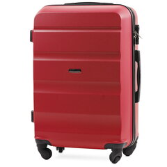 Красный дорожный чемодан LOVEBIRD среднего размера цена и информация | Чемоданы, дорожные сумки | pigu.lt