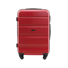 Красный дорожный чемодан LOVEBIRD среднего размера цена и информация | Чемоданы, дорожные сумки | pigu.lt