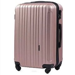 Vidutinis lagaminas Wings Flamingo, M, šviesiai rožinis kaina ir informacija | Lagaminai, kelioniniai krepšiai | pigu.lt