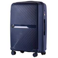 Didelis lagaminas Wings Duraluxe+, L, mėlynas kaina ir informacija | Lagaminai, kelioniniai krepšiai | pigu.lt