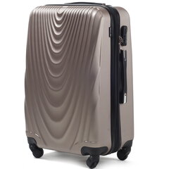 Vidutinis lagaminas Wings Falcon, M, smėlio sp. kaina ir informacija | Lagaminai, kelioniniai krepšiai | pigu.lt