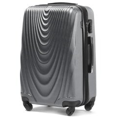 Didelis lagaminas Wings Falcon, L, sidabrinis kaina ir informacija | Lagaminai, kelioniniai krepšiai | pigu.lt