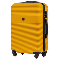 Vidutinis lagaminas Wings Finch, M, geltonas kaina ir informacija | Lagaminai, kelioniniai krepšiai | pigu.lt