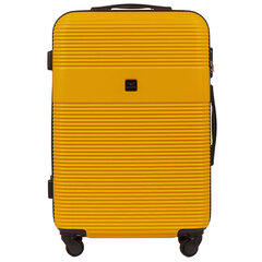 Vidutinis lagaminas Wings Finch, M, geltonas kaina ir informacija | Lagaminai, kelioniniai krepšiai | pigu.lt