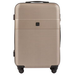 Vidutinis lagaminas Wings Finch, M, smėlinis kaina ir informacija | Lagaminai, kelioniniai krepšiai | pigu.lt