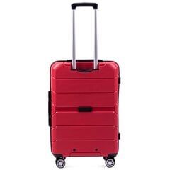 Vidutinis lagaminas Wings Sparrow, M, raudonas kaina ir informacija | Lagaminai, kelioniniai krepšiai | pigu.lt
