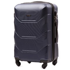 Синий дорожный чемодан среднего размера PEACOCK цена и информация | Чемоданы, дорожные сумки | pigu.lt