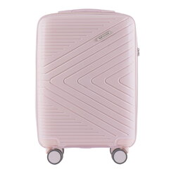 Mažas lagaminas Wings Primrose, S, šviesiai rožinis kaina ir informacija | Lagaminai, kelioniniai krepšiai | pigu.lt