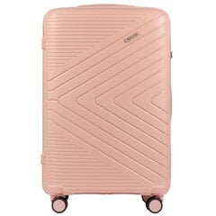 Didelis lagaminas Wings Primrose, L, šviesiai rožinė kaina ir informacija | Lagaminai, kelioniniai krepšiai | pigu.lt