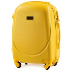 Желтый средний чемодан VOYAGE цена и информация | Чемоданы, дорожные сумки  | pigu.lt