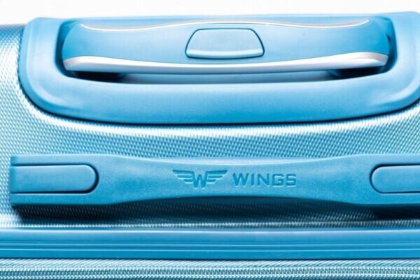 Vidutinis lagaminas Wings Voyage, M, juodas kaina ir informacija | Lagaminai, kelioniniai krepšiai | pigu.lt