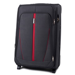 Vidutinis lagaminas Wings Codura, M, tamsiai pilkas kaina ir informacija | Lagaminai, kelioniniai krepšiai | pigu.lt