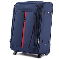 Синий большой чемодан CODURA на 2-х колесах цена и информация | Чемоданы, дорожные сумки  | pigu.lt