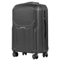Темно-серый средний чемодан PREDATOR цена и информация | Чемоданы, дорожные сумки | pigu.lt