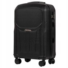 Vidutinis lagaminas Wings Predator, M, juodas kaina ir informacija | Lagaminai, kelioniniai krepšiai | pigu.lt