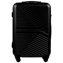 Vidutinis lagaminas Wings Merlin, M, juodas kaina ir informacija | Lagaminai, kelioniniai krepšiai | pigu.lt