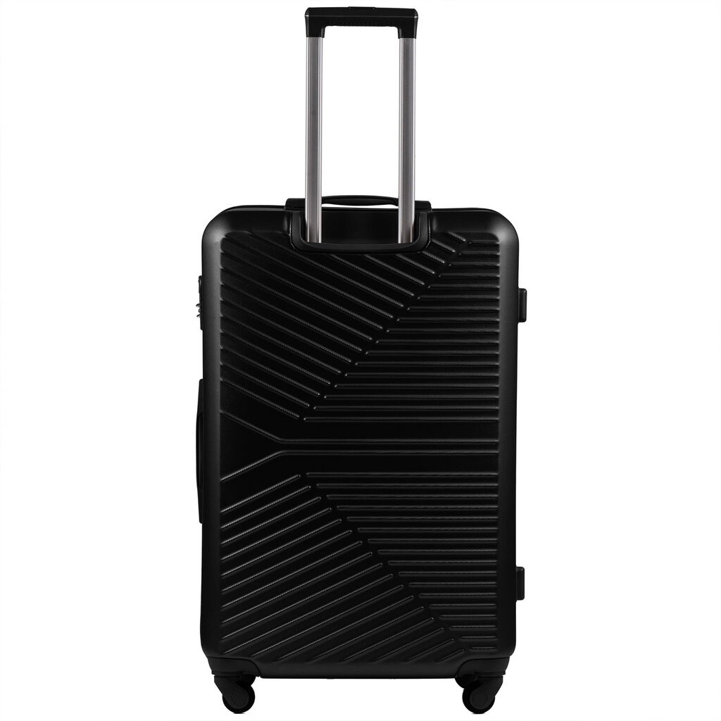 Didelis lagaminas Wings Merlin, L, juodas kaina ir informacija | Lagaminai, kelioniniai krepšiai | pigu.lt