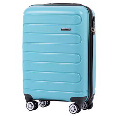 Голубой чемодан для ручной клади DURALUXE цена и информация | Чемоданы, дорожные сумки  | pigu.lt