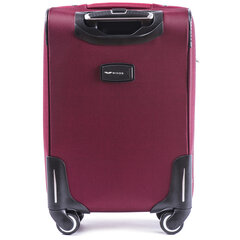 Красный большой чемодан CODURA на 4-х колесах цена и информация | Чемоданы, дорожные сумки | pigu.lt