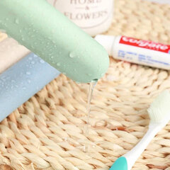 Коробочка для зубных щеток синяя. цена и информация | Аксессуары для ванной комнаты | pigu.lt