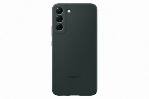 Prekė su pažeista pakuote.Silicone Cover for Samsung Galaxy S22 Plus, Tamsiai žalia kaina ir informacija | Elektronikos priedai ir aksesuarai su pažeista pakuote | pigu.lt