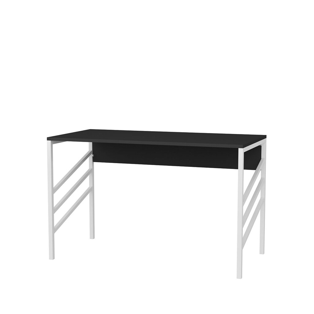 Stalas Asir, 120x60x74,8 cm, baltas/pilkas kaina ir informacija | Kompiuteriniai, rašomieji stalai | pigu.lt