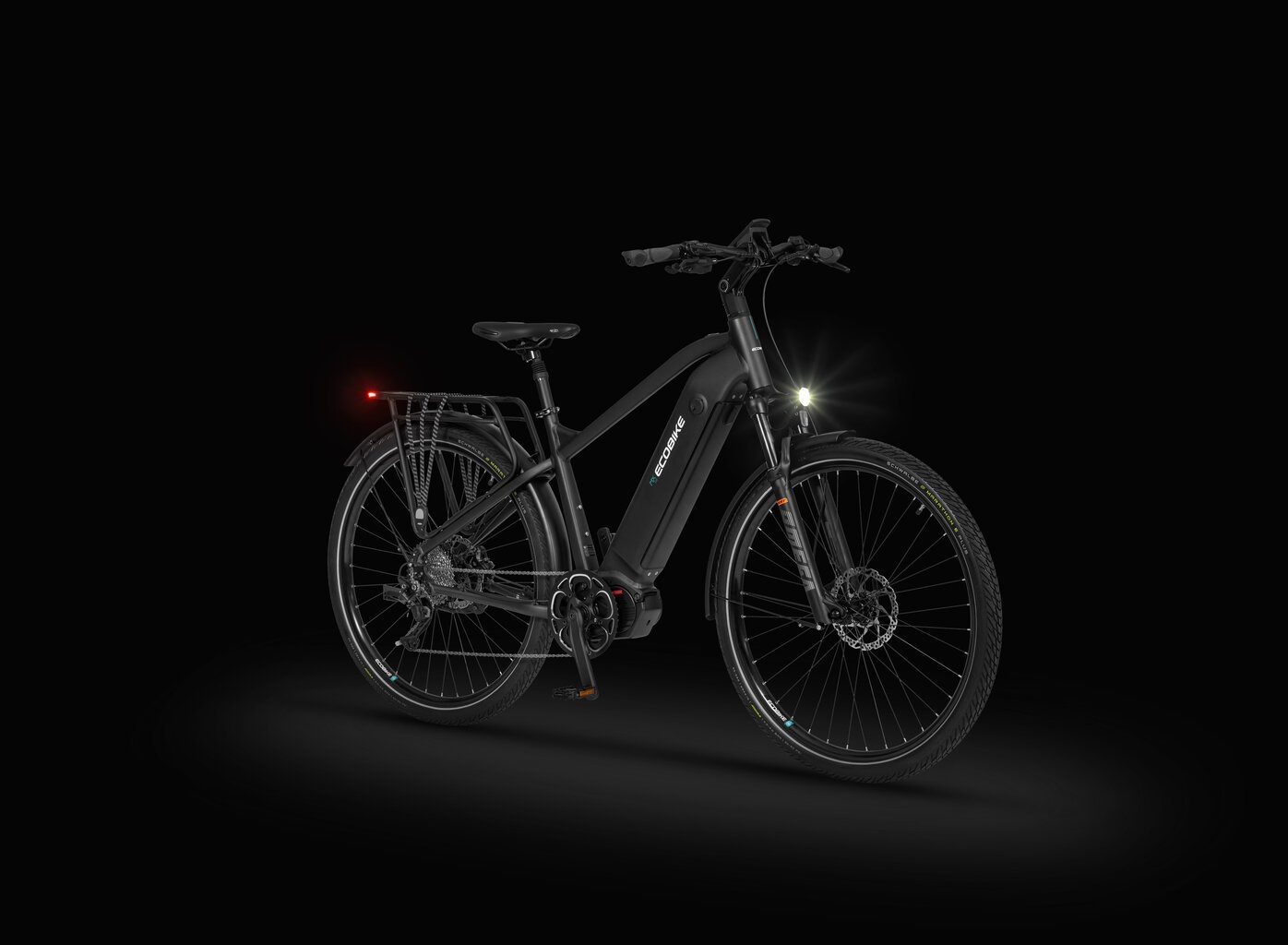 Elektrinis dviratis Ecobike MX 500 19", 17.5Ah, tamsiai pilkas kaina ir informacija | Elektriniai dviračiai | pigu.lt