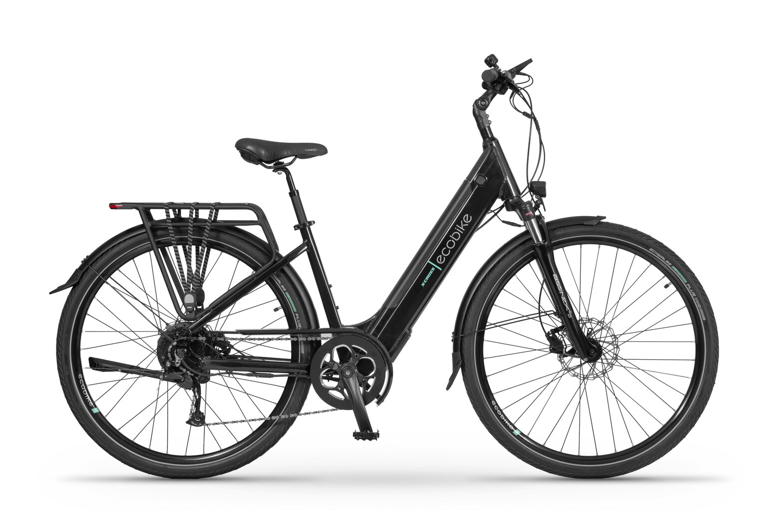 Elektrinis dviratis Ecobike X-Cross 14,5Ah LG 19", 28", juodas цена и информация | Elektriniai dviračiai | pigu.lt