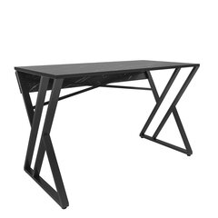 Стол, Асир, 120х60х75 см, черный цена и информация | Компьютерные, письменные столы | pigu.lt