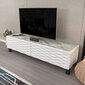 TV stovas Asir, 149,2x35x38 cm, baltas kaina ir informacija | TV staliukai | pigu.lt