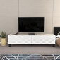 TV stovas Asir, 149,2x35x38 cm, baltas kaina ir informacija | TV staliukai | pigu.lt