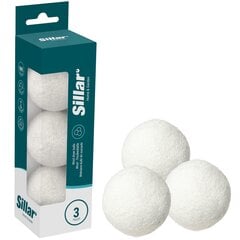 Натуральные смягчающие шарики Sillar Wool для сушилки - 3 шт. цена и информация | Средства для стирки | pigu.lt