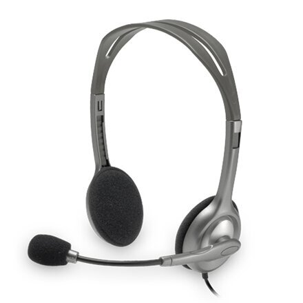 Logitech Stereo Headset H110 981-000271 цена и информация | Ausinės | pigu.lt
