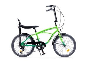 Miesto dviratis Pegasus Verde 20'', žalias kaina ir informacija | Dviračiai | pigu.lt