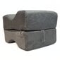 AFbeauty sulankstoma kojų pagalvė Velvet Grey AF-11283 kaina ir informacija | Pagalvės | pigu.lt