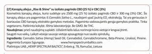 CBD 25% + CBC 3% kanapių aliejus Hemp Spectrum Baltics, 10 ml цена и информация | Эфирные, косметические масла, гидролаты | pigu.lt