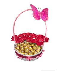 Fererro saldumynų krepšelio dovanų rinkinys, 375g kaina ir informacija | Saldumynai | pigu.lt