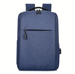 Сумка превосходного дизайна, современная, с возможностью зарядки через USB, синего цвета цена и информация | Рюкзаки и сумки | pigu.lt