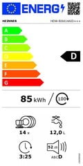 Heinner HDW-BI6614AID+++ цена и информация | Посудомоечные машины | pigu.lt