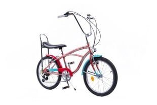 Miesto dviratis Pegasus 20'', raudonas kaina ir informacija | Dviračiai | pigu.lt