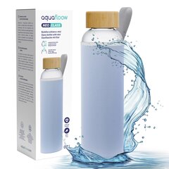 Стеклянная бутылка Aquafloow NeoGlass с неопреновым чехлом 700 мл цена и информация | Фляги для воды | pigu.lt