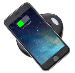 Беспроводное зарядное устройство панель Deep-Tech QI-02 5V для Apple iPhone / Samsung Galaxy, голубое цена и информация | Зарядные устройства для телефонов | pigu.lt