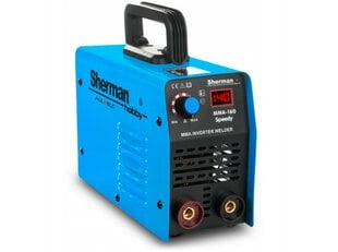 Inverterio suvirinimo aparatas Sherman 20-140 A 230 4,5 kVA kaina ir informacija | Suvirinimo aparatai, lituokliai | pigu.lt