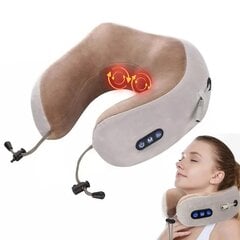 Электрическая U-образная подушка для массажа шеи Livman цена и информация | Массажеры | pigu.lt
